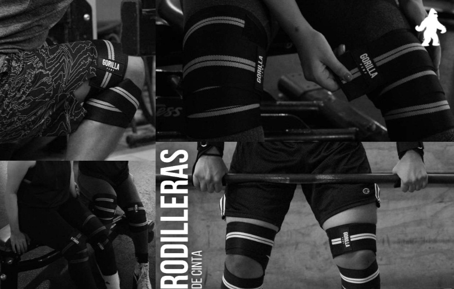 RODILLERAS DE CINTA (KNEE WRAPSCON VELCRO) - Imagen 3
